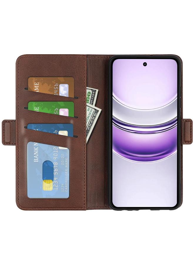 S-TOP Case For Realme 14X 4G Dual-side Magnetic Buckle Horizontal Flip Leather Phone Case - Image 4