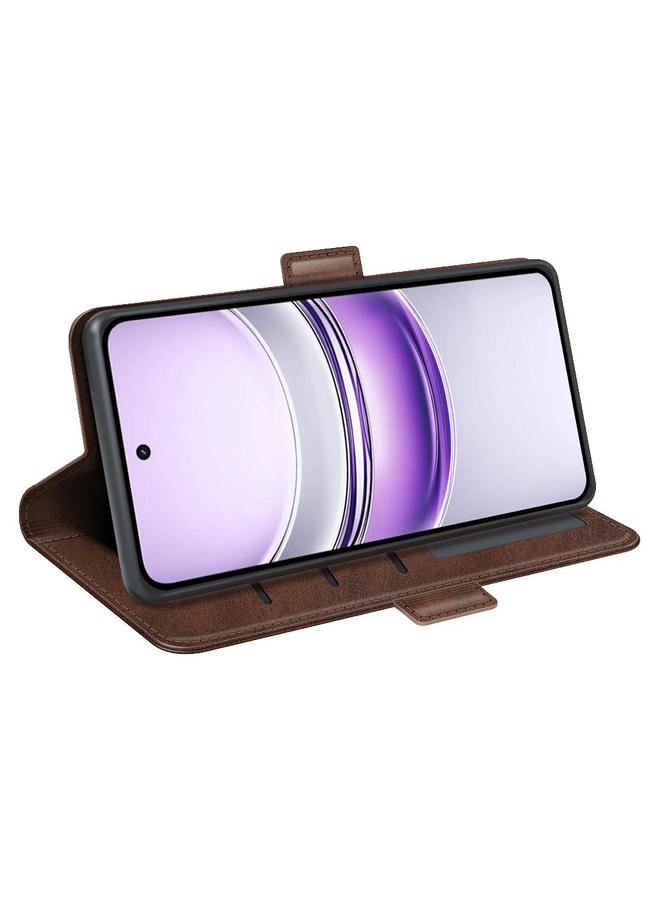 S-TOP Case For Realme 14X 4G Dual-side Magnetic Buckle Horizontal Flip Leather Phone Case - Image 5