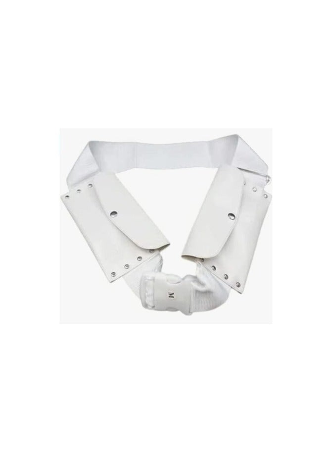 REBENUO The Ihram belt for Hajj and Umrah, very large size, white color - 110 cm long  - Image 1