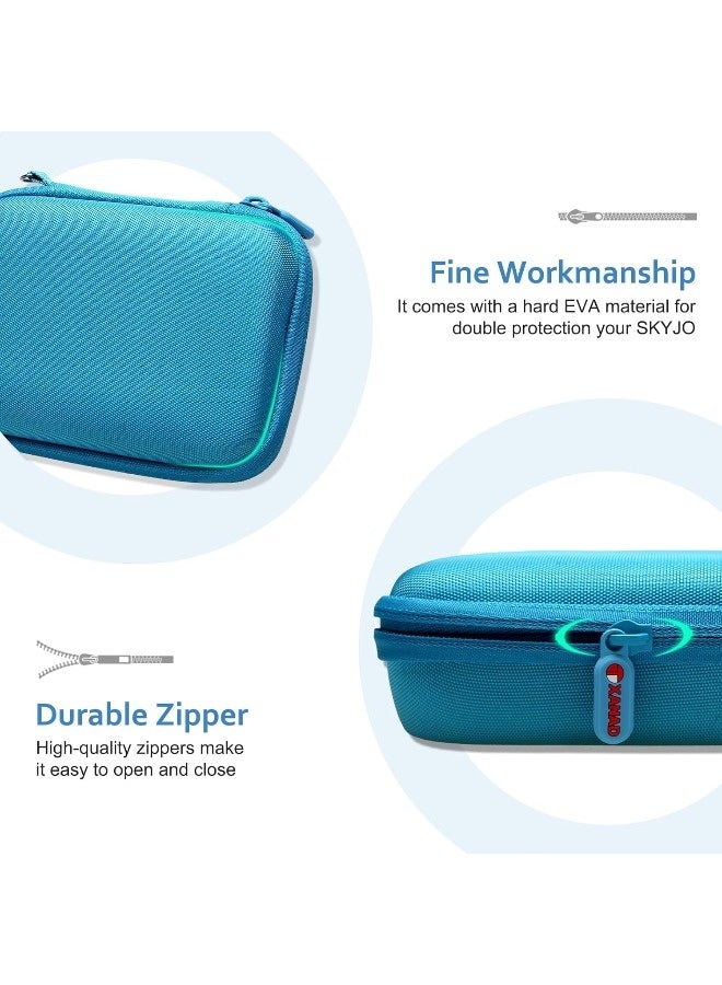 Aknzlmed Blue, Heavy-Duty PVC Poker Card Holder Case, Cardgame Lovers,Can Hold More Than 400 Cards, A Great Gift For Kids - Image 4