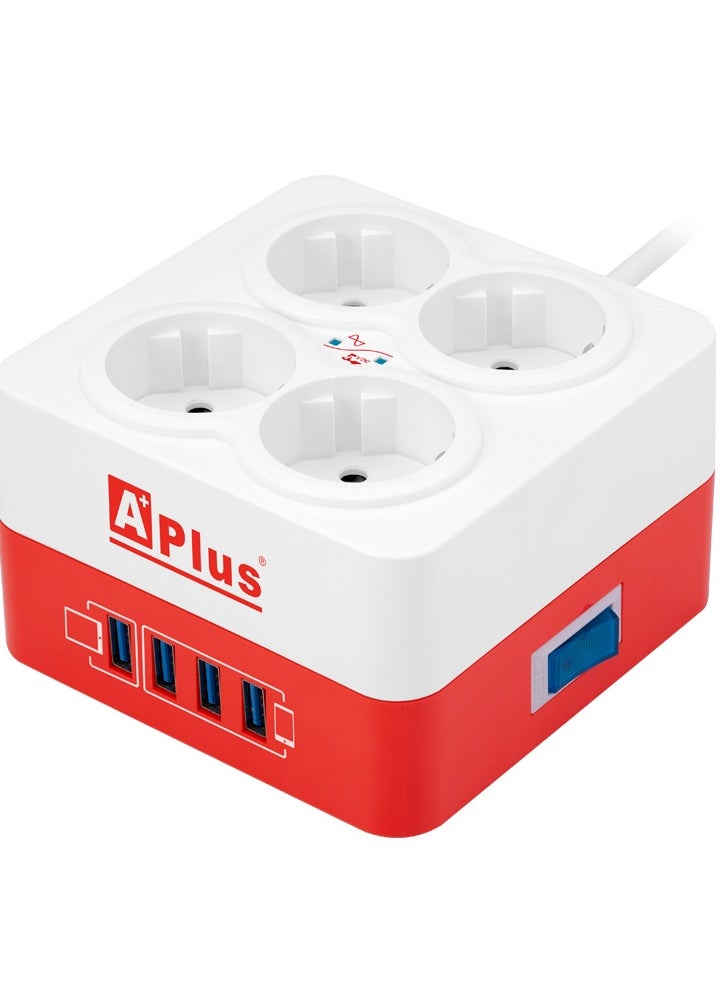 APLUS - PlusExtend 10 Series 10 Amp Surge Protector The PlusExtend 10-10A-12M is a 10 Amp surge protector that provides overload protection through a power switch with a built-in resettable circuit breaker. Contains excess MOV electricity for additional protection. PlusExtend 10-10A-12M can provide reliable over-current protection and harmful surges to protect your small devices and sensitive electronics. - Image 1