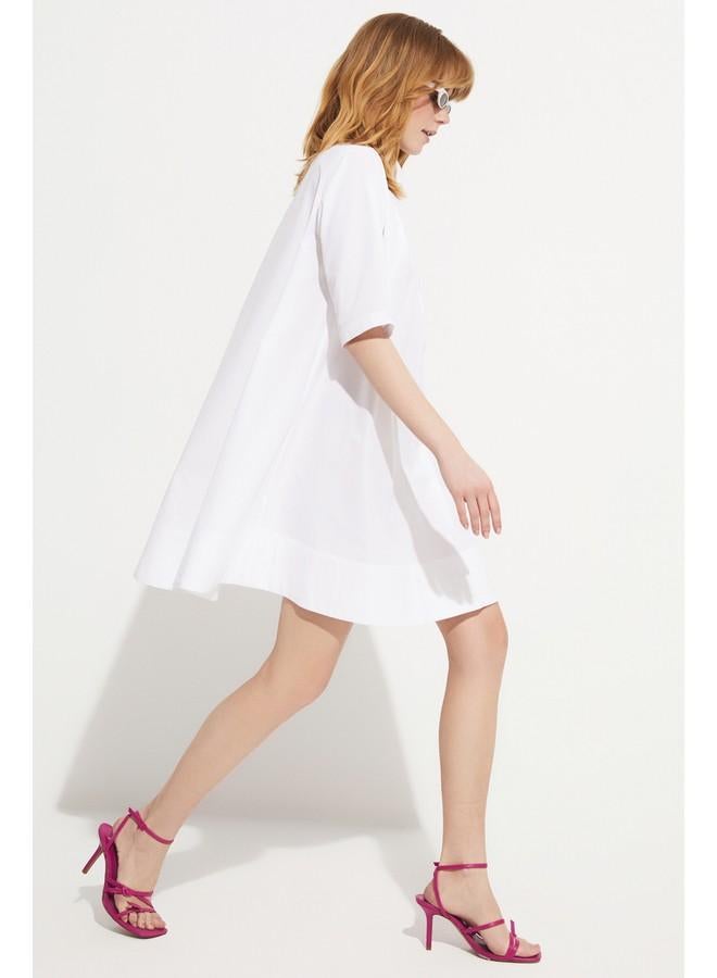 Classic White Shirtdress