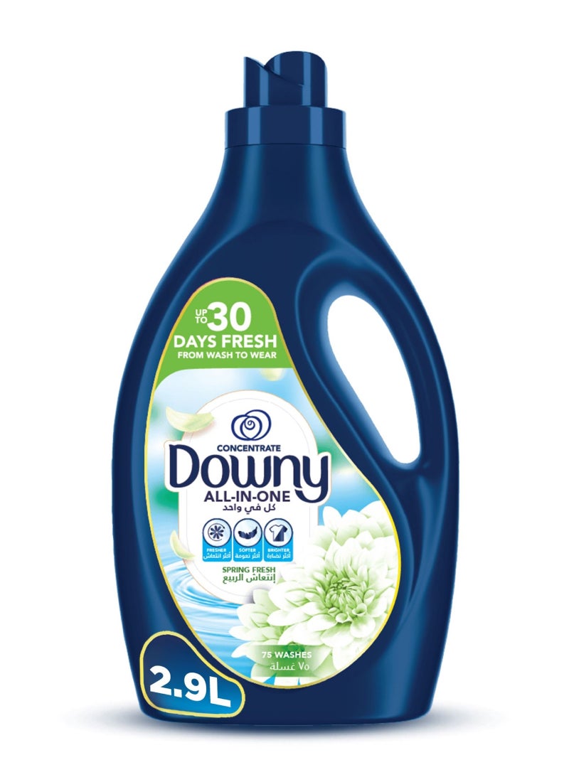Downy Spring Fresh All-in-One Concentrate Fabric Softener 2.9L - Image 1