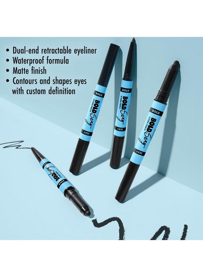 Black Radiance Bold & Sexy Gel Eyeliner,Waterproof Dual-Ended Retractable, Buildable & Blendable Smudge-Proof Smooth Matte Finish, Cruelty-Free & Vegan- After Hours - Image 2