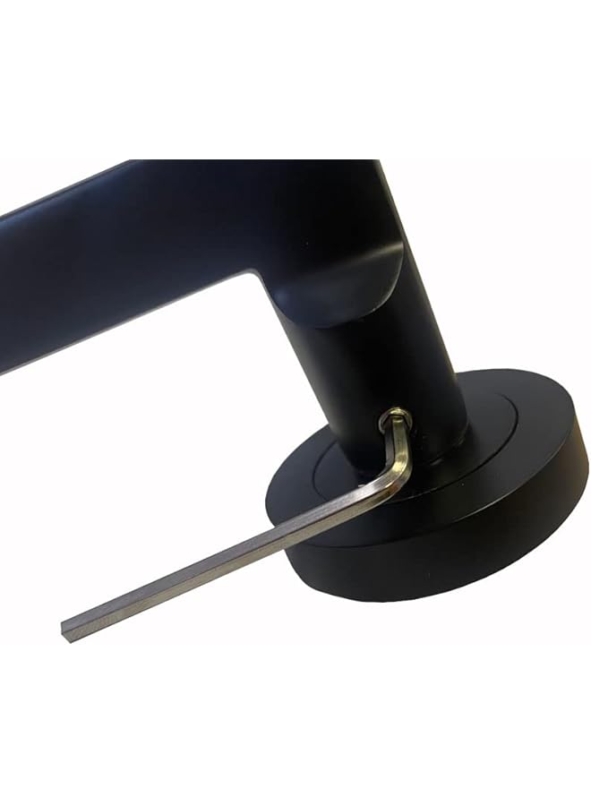 promass Straight Lever on Rose Door promass - Matt Black Door promasss - Latch, Lock or Bathroom - (promasss Only) - Image 2