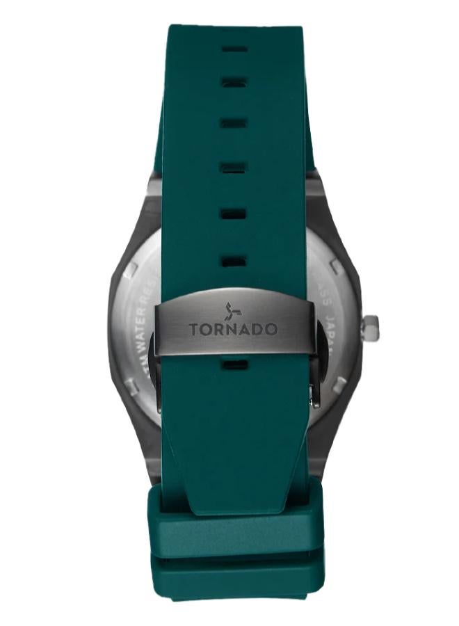 TORNADO Men's Silicone Analog Watch T22002-XSGG - 40 mm - Image 3