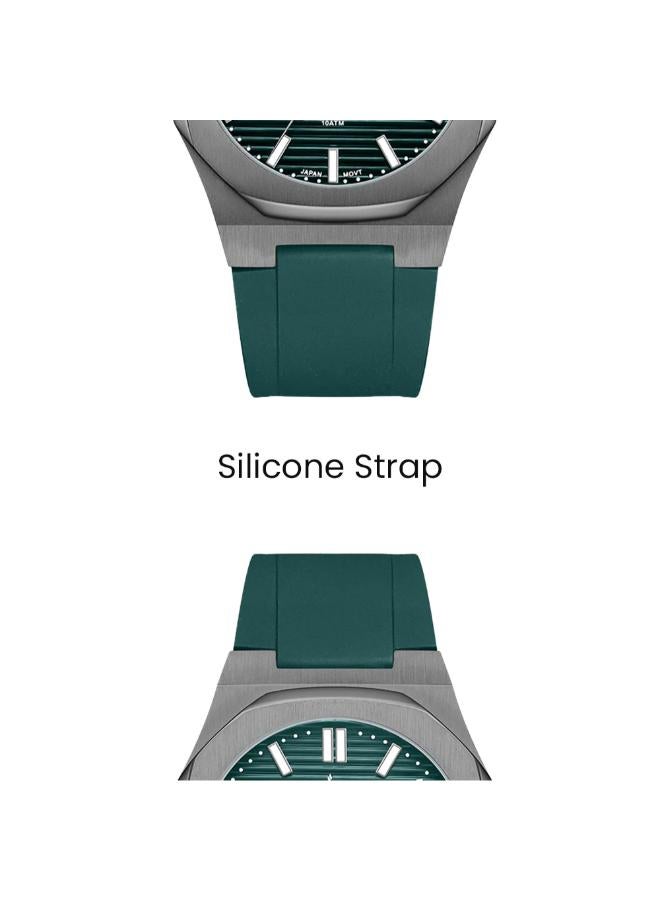 TORNADO Men's Silicone Analog Watch T22002-XSGG - 40 mm - Image 5