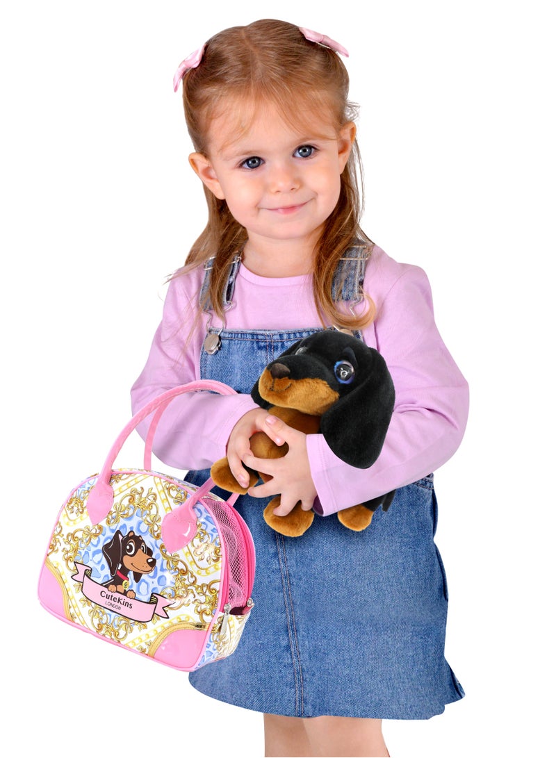 Funville Daschund Puppy with Carry Case - Image 4