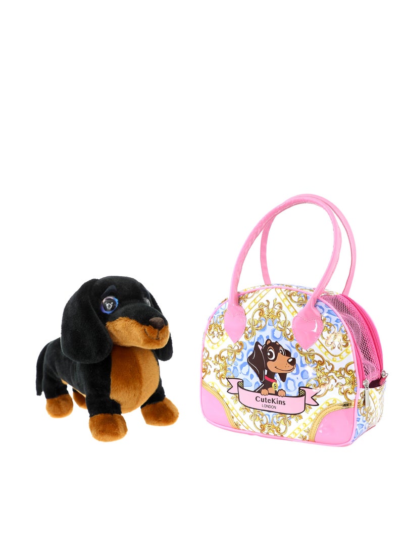 Funville Daschund Puppy with Carry Case - Image 2