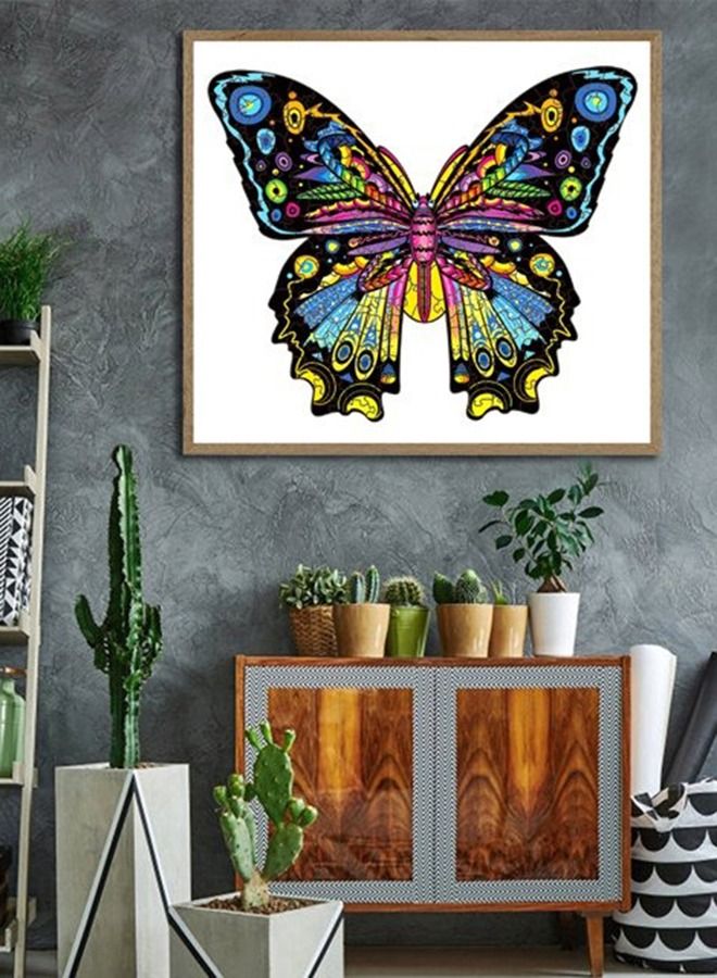 Butterfly Wooden Jigsaw Puzzle Wood Animal Shape 3d Jigsaw Puzzle for Adults and Kids - Image 4