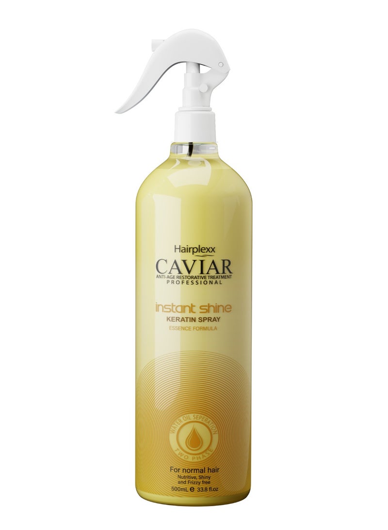 CAVIAR Hairplexx Caviar Instant Shine Keratin Spray 500ml