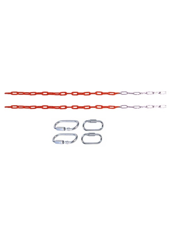 XIANGYU Safety Plastic Coated Swings Metal Chain With Quick Link Hooks For Children's Swing  - Image 1