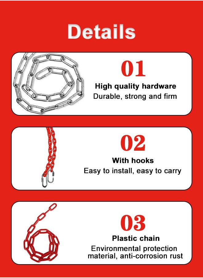 XIANGYU Safety Plastic Coated Swings Metal Chain With Quick Link Hooks For Children's Swing  - Image 3