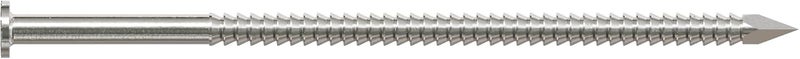 Simpson StrongTie Simpson Strong Tie S10SND1 Ring-Shank Wood Siding Nail, 3 Inch x 0.218 Inch, 12 Gauge, Full Round Head, Diamond Point, Type 304 Stainless Steel (Pack of 120) - Image 2