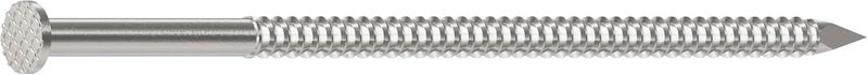 Simpson StrongTie Simpson Strong Tie S10SND1 Ring-Shank Wood Siding Nail, 3 Inch x 0.218 Inch, 12 Gauge, Full Round Head, Diamond Point, Type 304 Stainless Steel (Pack of 120) - Image 3