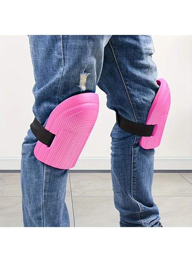 Thickened Anti Slip EVA Foam Knee Pads Moisture Resistant For Tile Work Blue - Image 5