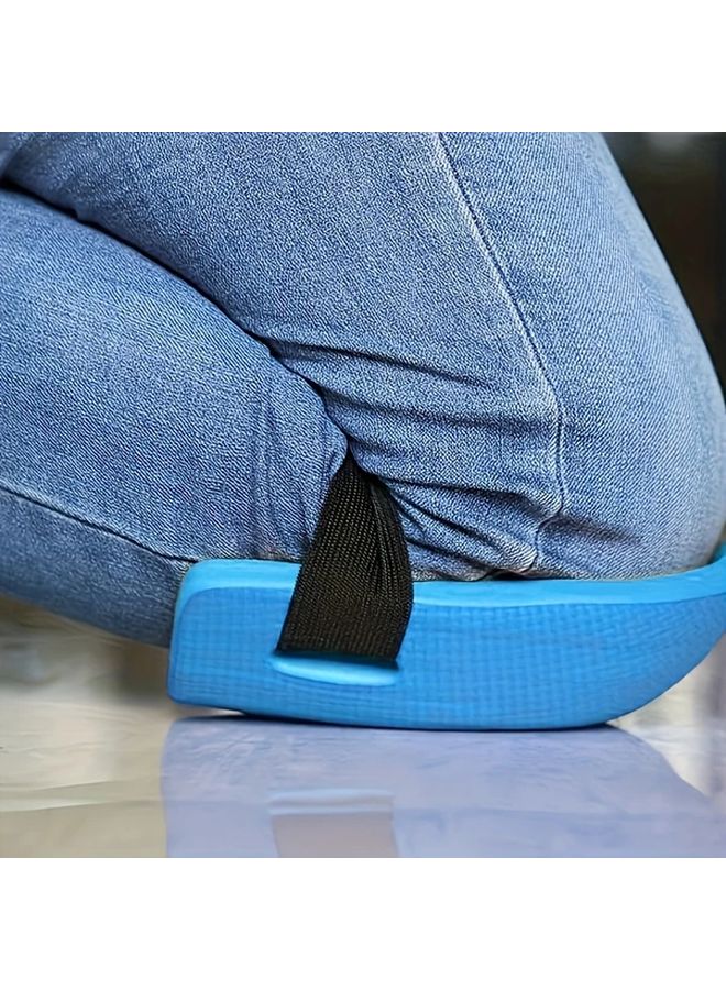 Thickened Anti Slip EVA Foam Knee Pads Moisture Resistant For Tile Work Blue - Image 4