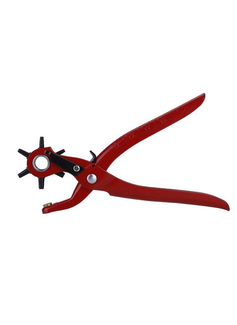 Revolving Leather Hole Punch Plier Leather Belt Cut Eyelet 6 Sizes (Regular Version)