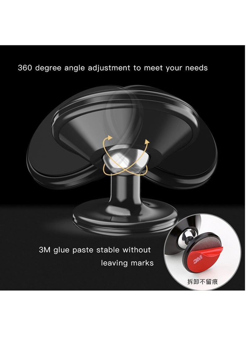 Yesido C58 Cell Phone 4Pcs Magnets Mini Holder Magnetic Silicone Surface Car Mobile Phone Holder Black - Image 3