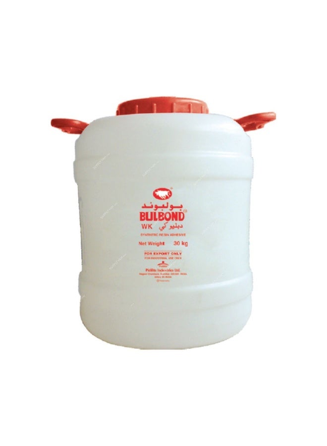 Bulbond WK Synthetic Resin Adhesive, 30 Kg, White