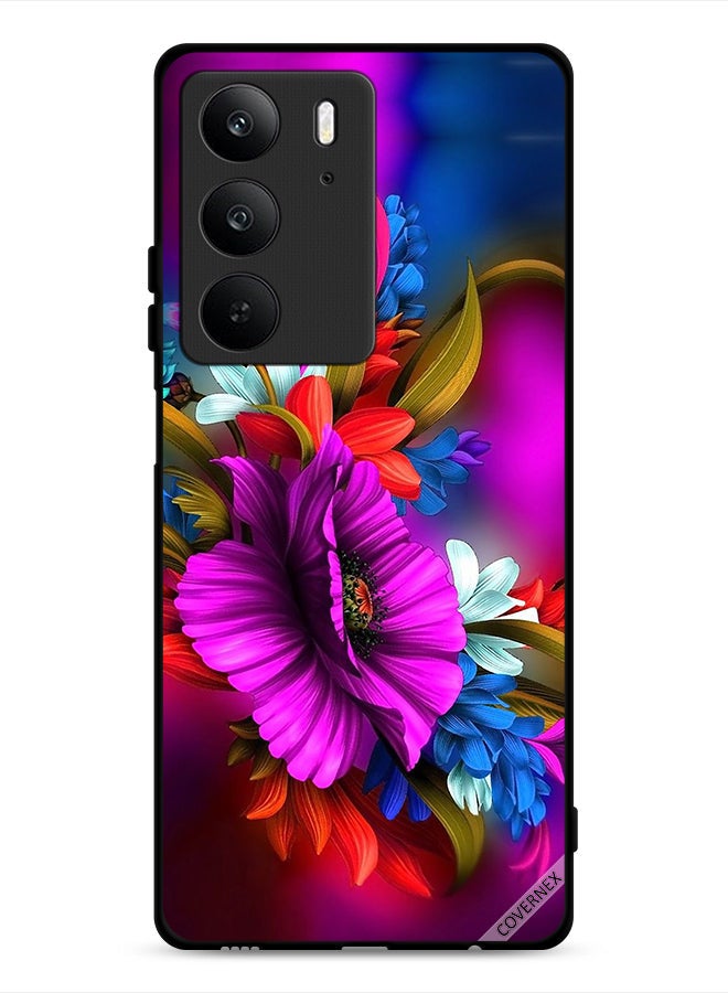 Covernex Realme C75 4G Protective Case Cover HD Flowers Art - Image 1
