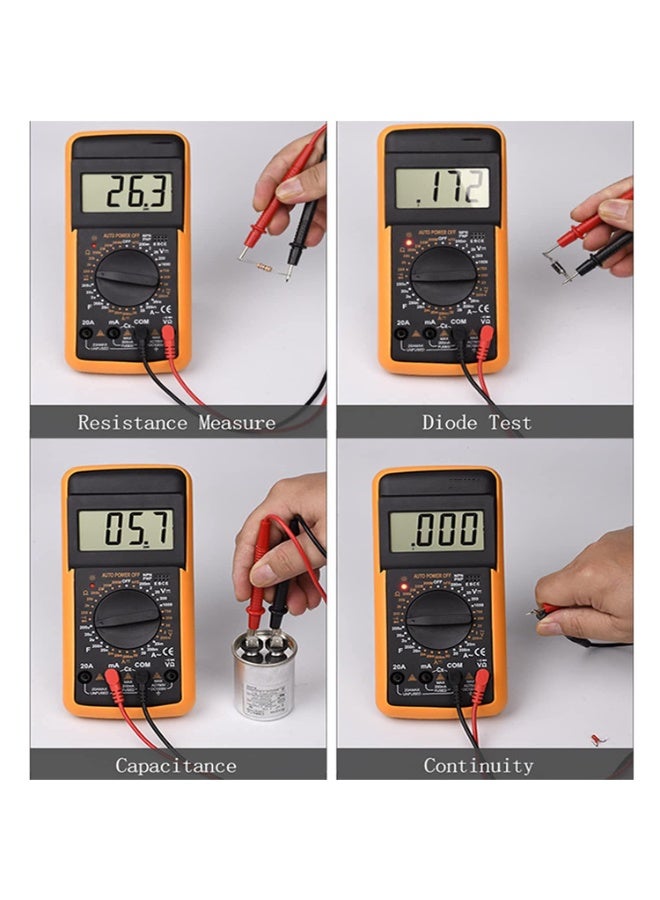AC/DC Professional Electric Handheld Tester Meter Digital Multimeter - Image 2