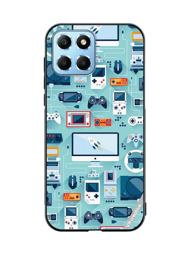 VR CREATIVE Protective Case Cover For Honor X8 5G Technolgu Items Design Multicolour - Image 1