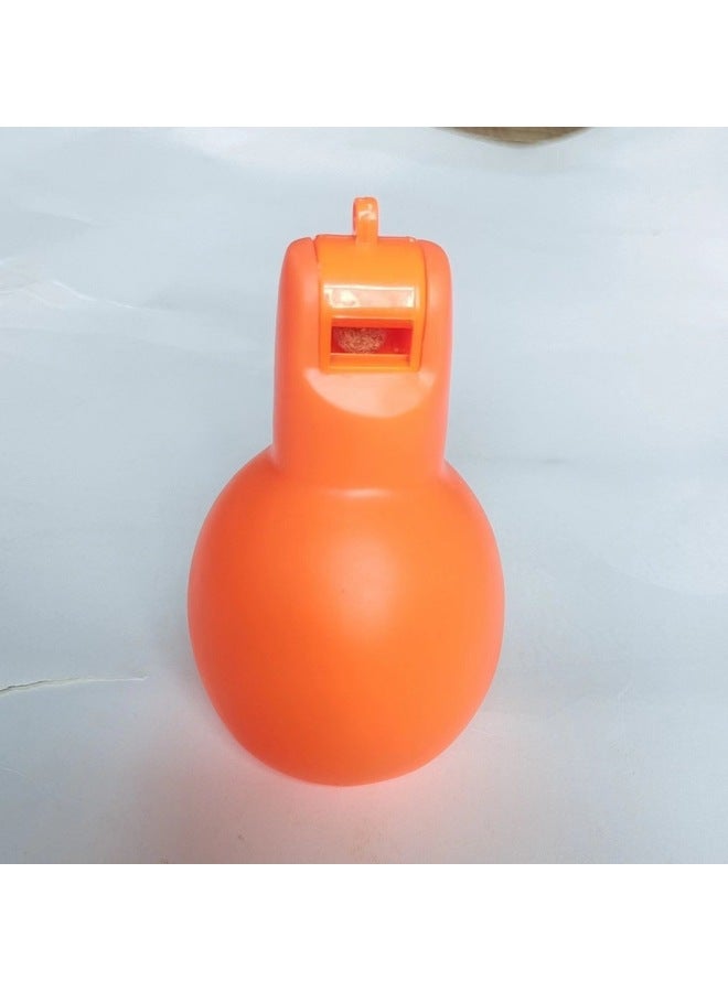 Generic Outlet Whistle Lifetime Whistle BB Whistle Pinch Whistle Squeeze Whistle Handheld Whistle Sports Whistle Toy Wholesale-Color:Orange Whistle  - Image 1