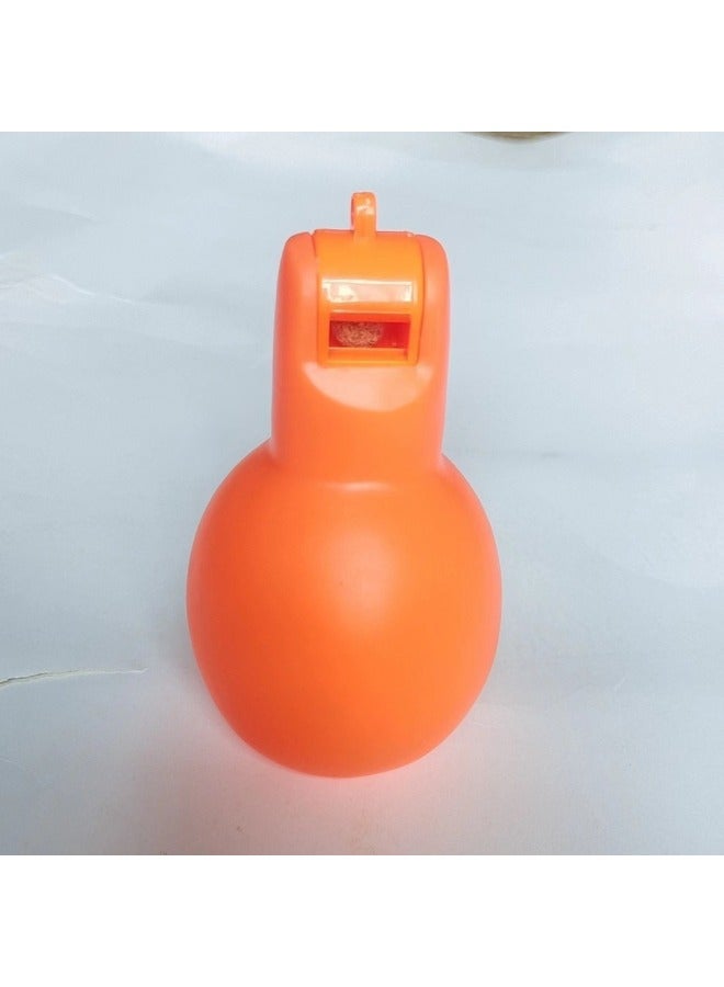 Generic Outlet Whistle Lifetime Whistle BB Whistle Pinch Whistle Squeeze Whistle Handheld Whistle Sports Whistle Toy Wholesale-Color:Orange Whistle  - Image 4