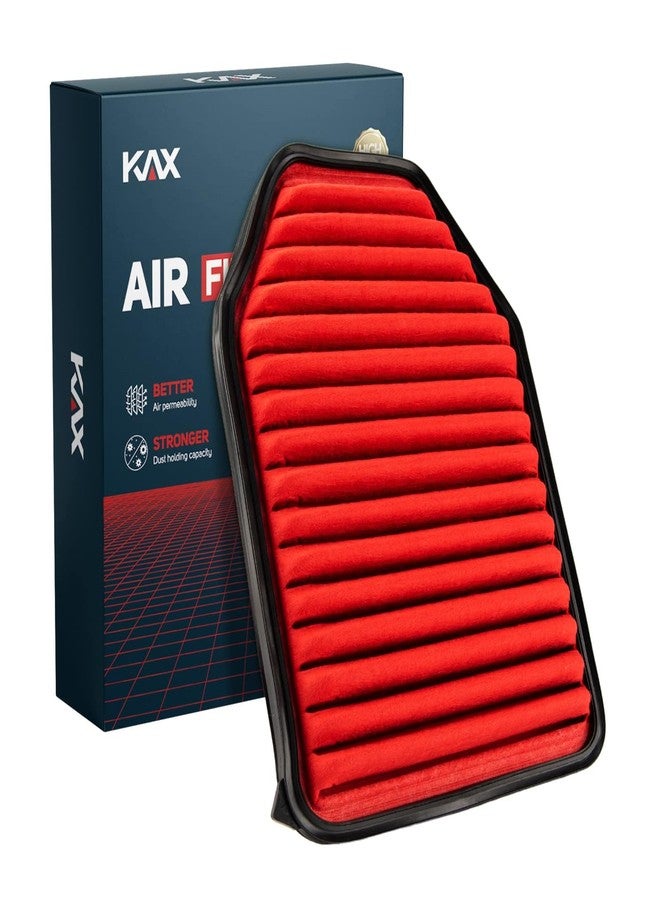 KAX فلتر هواء محرك KAX، GAF059 (CA10348)، بديل لفلتر هواء Wrangler V6 (2007-2018)، Wrangler JK (2018)، عمر أطول بنسبة 200% - Image 1