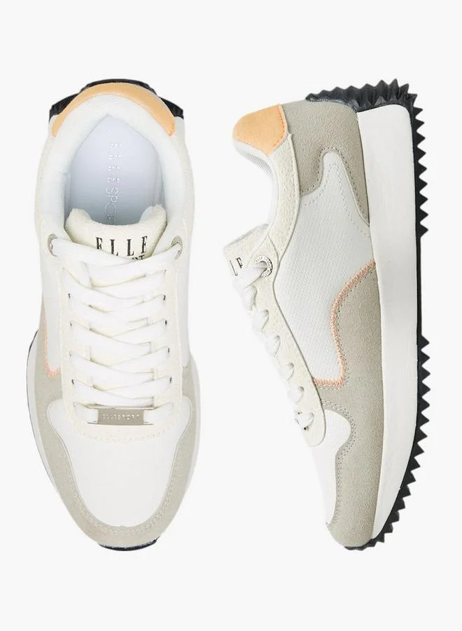 ايل Women'S Panelled Lace-Up Sneakers