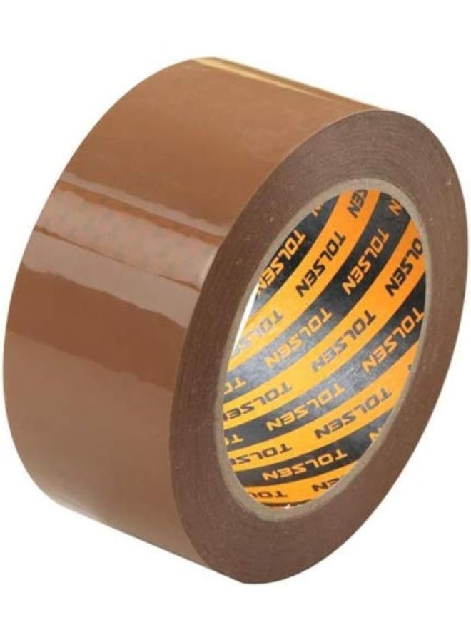 Tolsen Packaging Tape Brown 50 m - Image 1