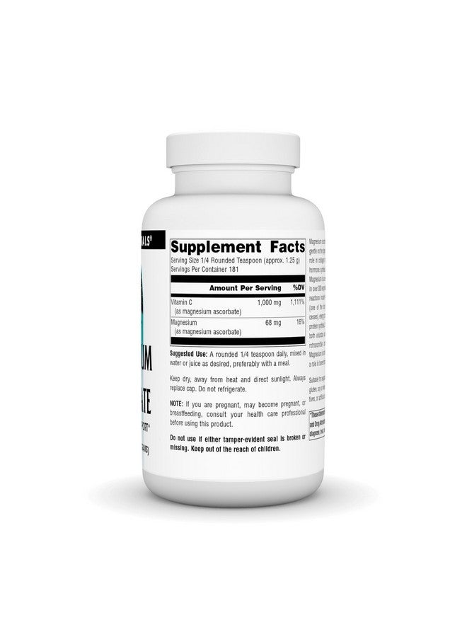 Source Naturals Magnesium Ascorbate Crystals - Non-Acidic Vitamin C - 8 Ounce Powder - Image 2