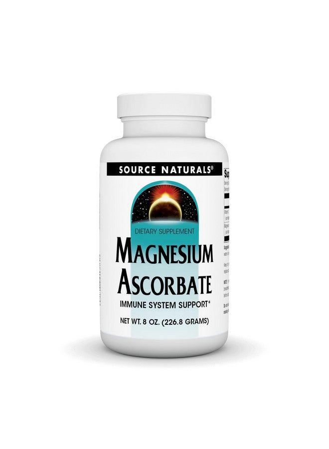 Source Naturals Magnesium Ascorbate Crystals - Non-Acidic Vitamin C - 8 Ounce Powder - Image 1