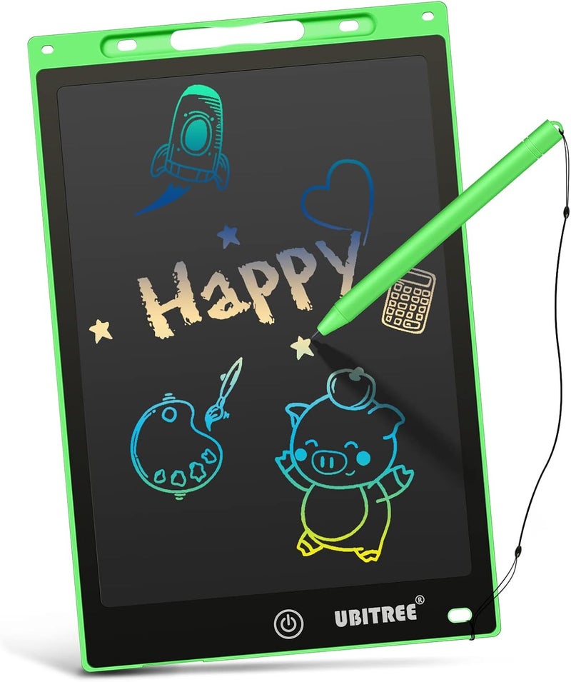 تابلت الكتابة LCD من يوبتري 12 بوصة للأطفال - لوحة رسم ملونة قابلة للمسح - Image 1