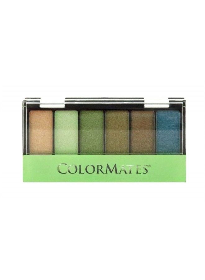ColorMates Mineral Eyeshadow 6 Shades Palette (Green Rainforest)  - Image 2