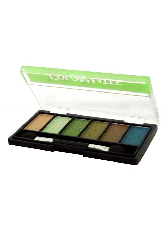 ColorMates Mineral Eyeshadow 6 Shades Palette (Green Rainforest)  - Image 1