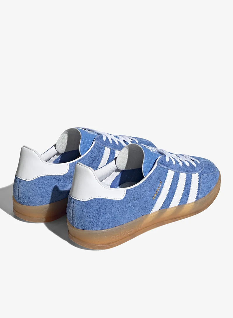 Adidas Originals BLUFUS/FTWWHT/GOLDMT Gazelle Indoor for Women | Best Price UAE