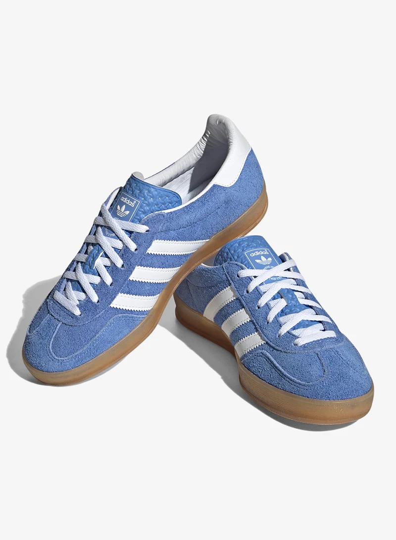Adidas Originals BLUFUS/FTWWHT/GOLDMT Gazelle Indoor for Women | Best Price UAE