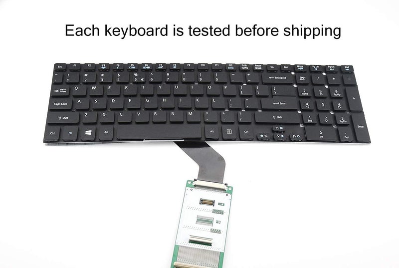 Wefly لوحة مفاتيح لابتوب متوافقة مع Acer Aspire 5733Z 5738 5740 5741 5749Z 5749 5749Z 5749Z-4706 5742Z 5742Z-4685 5742-6682 5742ZG 5740D 5740G 5741 5750-6425 5750-6845 5750-6667 5750-6645 5750Z 5750G - Image 3