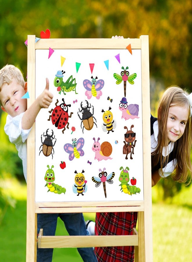 CY2SIDE 45pcs Make Your Own Bugs Stickers for Kids, Butterfly Beetle Bee Make a Face Stickers Games for School Rewards, Summer Insect Party Favor, DIY Mix and Match Bugs Summer Party Games - Image 4