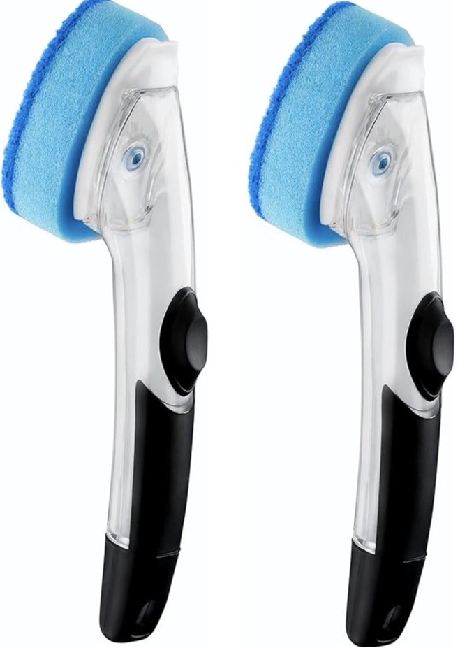 ركسو فرشاة تنظيف متعددة الاستخدام مع خزان صابون – عبوة من قطعتين - Image 1