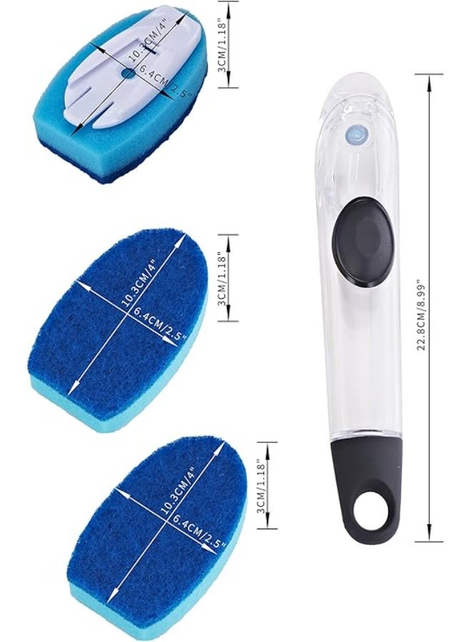 ركسو فرشاة تنظيف متعددة الاستخدام مع خزان صابون – عبوة من قطعتين - Image 3