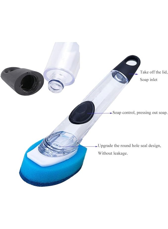 ركسو فرشاة تنظيف متعددة الاستخدام مع خزان صابون – عبوة من قطعتين - Image 2