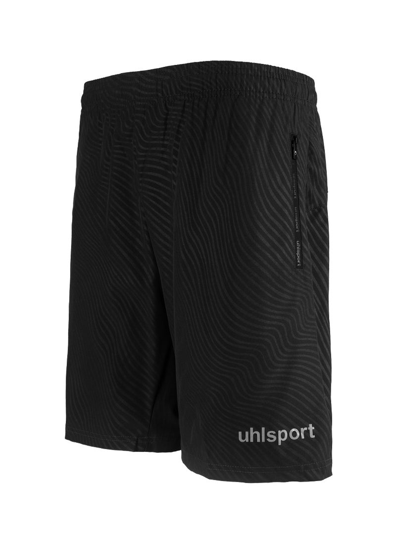UHLSPORT uhlsport Men's Shorts For Training And Running Cord Inside Elastic Waistband Flatlock Seams Provide a Pleasant Feeling on Skin, Soft And cool Quick Drying  - Image 1