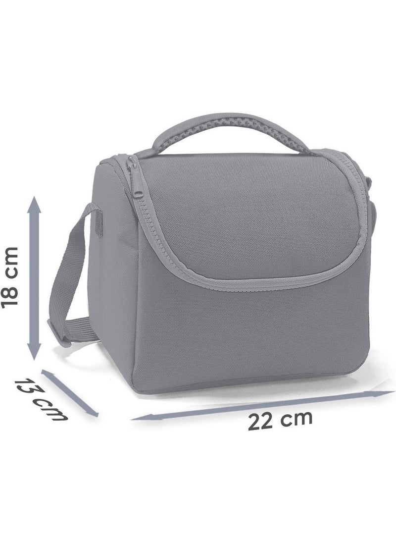 CORAL HIGH Dark Grey Color Transitional Thermo Lunch Bag 11782  - Image 2