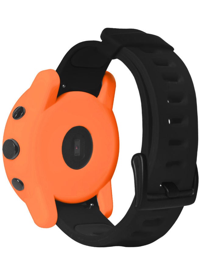 NIBEMINENT Silicone Protective Smart Watch Case For Xiao Mi Huami 2 Amazfit Stratos Band Orange  - Image 2
