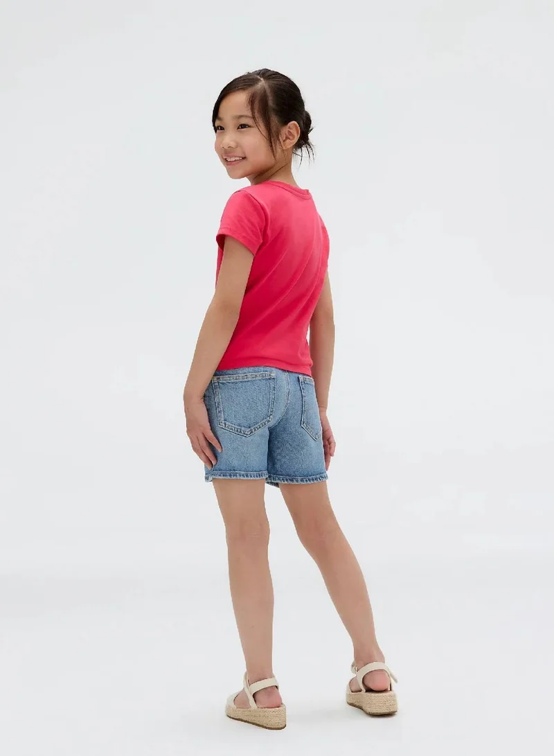 Calvin Klein Jeans Teaberry Slim T-shirt for Women | Best Price UAE