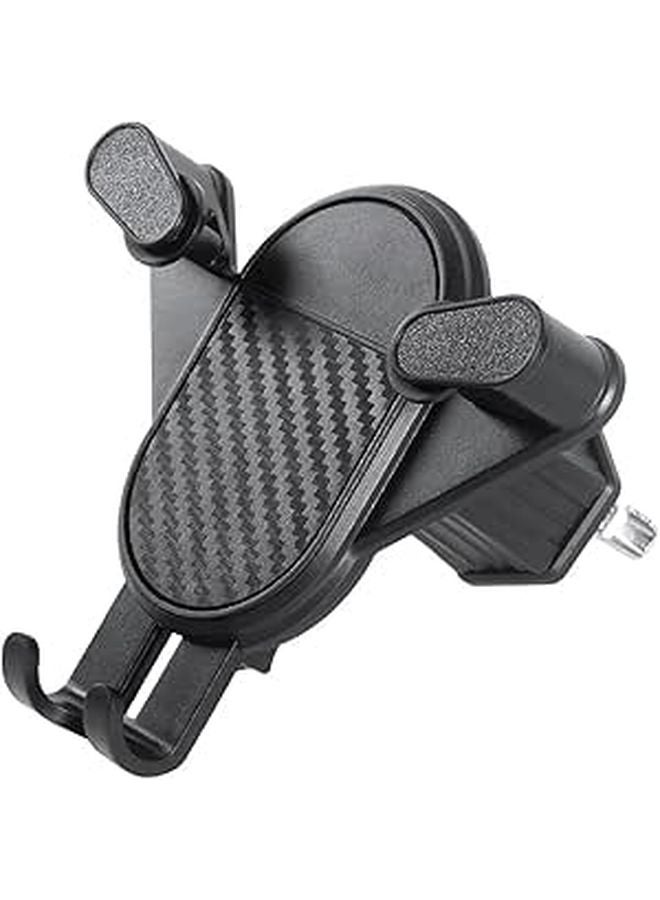Universal Car Vent Phone Holder Mount 360 Degree Rotation Adjustable Grip Easy Installation Black - Image 1