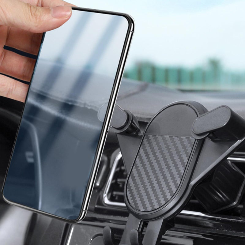 Universal Car Vent Phone Holder Mount 360 Degree Rotation Adjustable Grip Easy Installation Black - Image 5